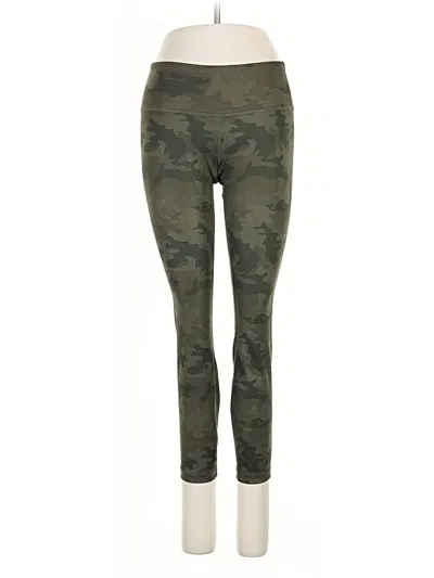 Pre-owned Lululemon Athletica Leggings In Green