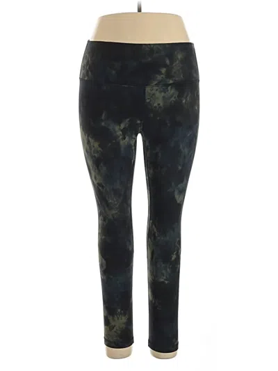 Pre-owned Lululemon Athletica Leggings In Green
