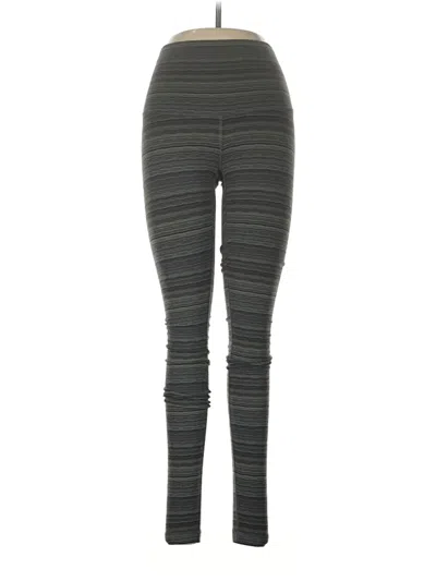 Pre-owned Lululemon Athletica Leggings In Green