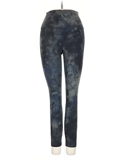 Pre-owned Lululemon Athletica Leggings In Green