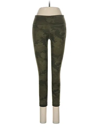 Pre-owned Lululemon Athletica Leggings In Green