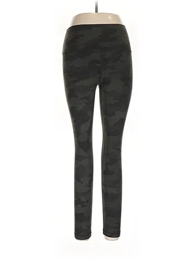 Pre-owned Lululemon Athletica Leggings In Green
