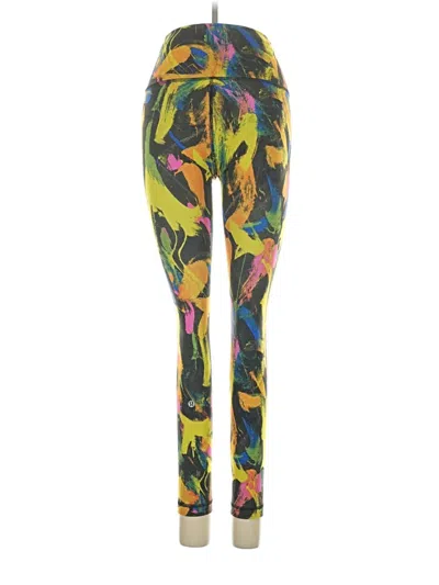 Pre-owned Lululemon Athletica Leggings In Green