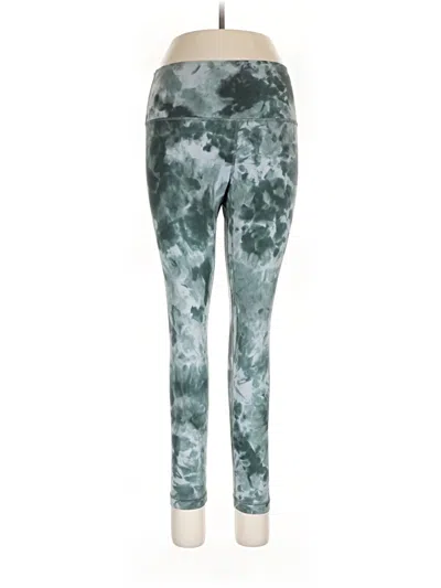 Pre-owned Lululemon Athletica Leggings In Green