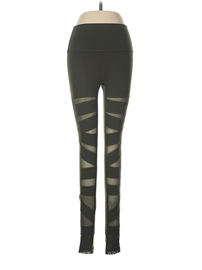 Pre-owned Lululemon Athletica Leggings In Green
