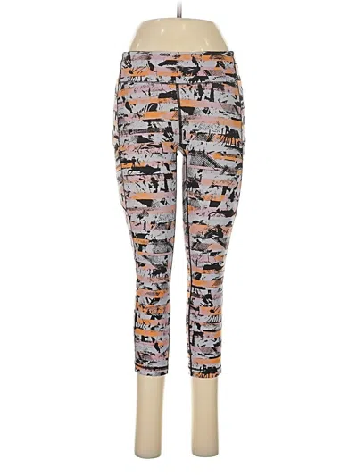 Pre-owned Lululemon Athletica Leggings In Orange