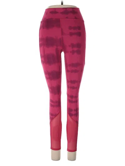 Pre-owned Lululemon Athletica Leggings In Pink