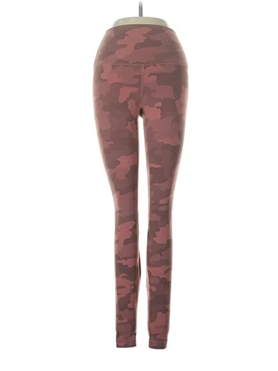 Pre-owned Lululemon Athletica Leggings In Pink