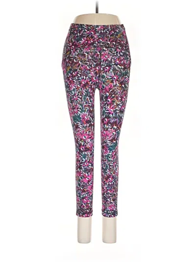 Pre-owned Lululemon Athletica Leggings In Pink