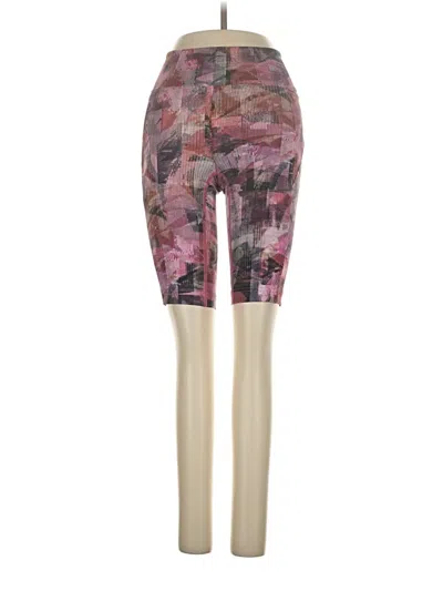 Pre-owned Lululemon Athletica Leggings In Pink
