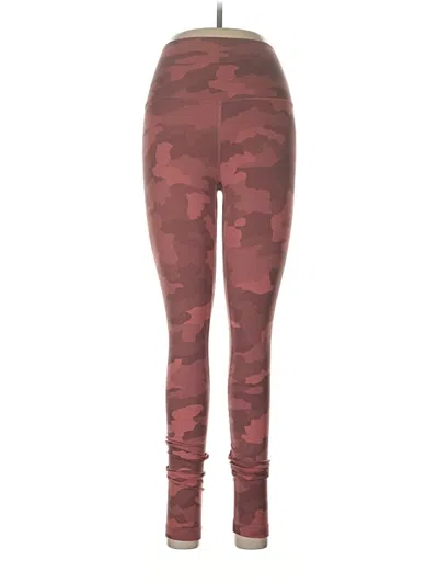 Pre-owned Lululemon Athletica Leggings In Pink