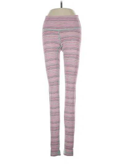 Pre-owned Lululemon Athletica Leggings In Pink