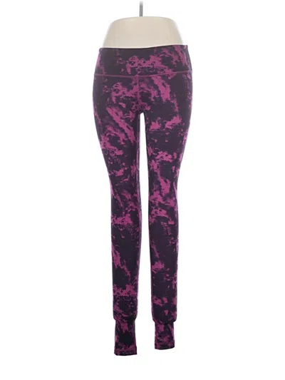 Pre-owned Lululemon Athletica Leggings In Pink