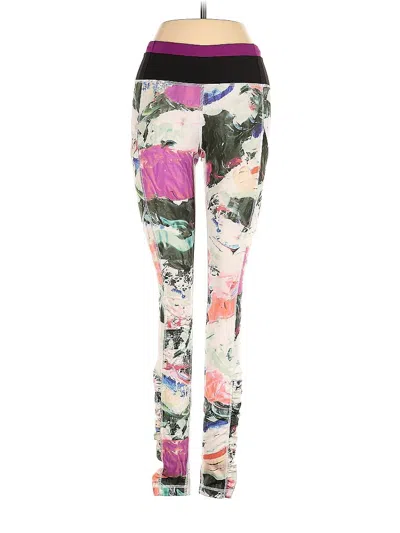 Pre-owned Lululemon Athletica Leggings In Purple