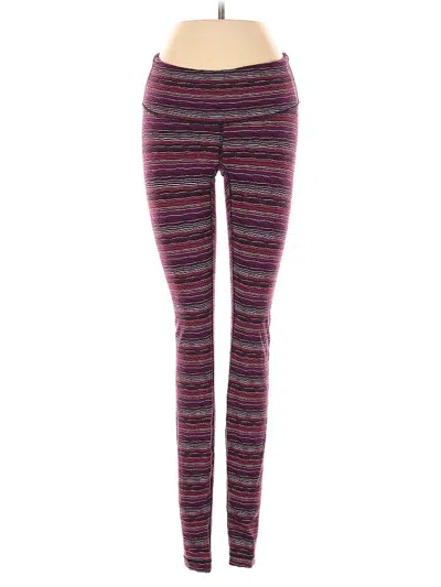 Pre-owned Lululemon Athletica Leggings In Purple