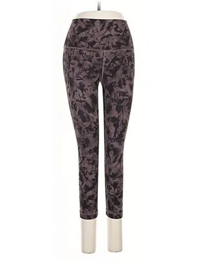 Pre-owned Lululemon Athletica Leggings In Purple