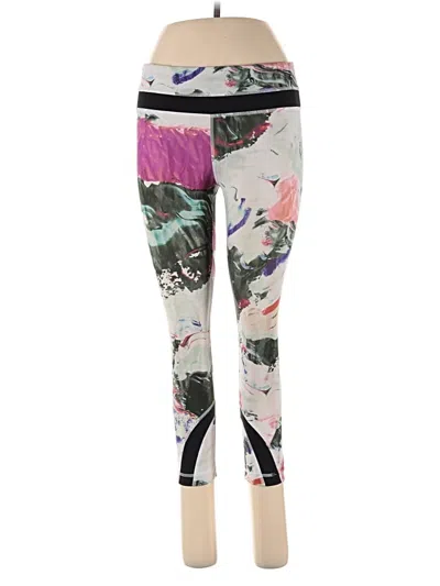 Pre-owned Lululemon Athletica Leggings In Purple