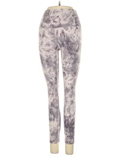 Pre-owned Lululemon Athletica Leggings In Purple