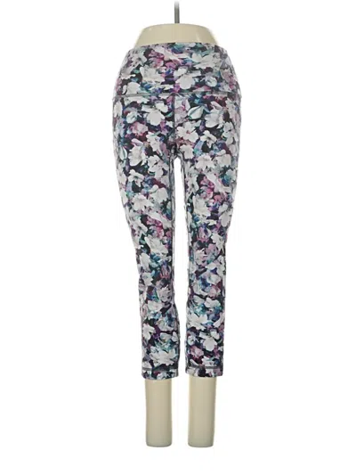 Pre-owned Lululemon Athletica Leggings In Purple