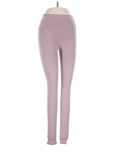 Pre-owned Lululemon Athletica Leggings In Purple