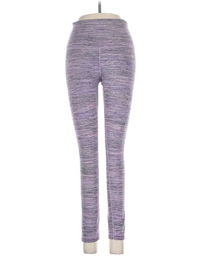 Pre-owned Lululemon Athletica Leggings In Purple
