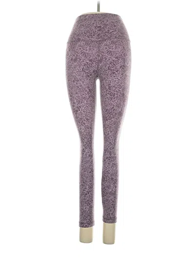 Pre-owned Lululemon Athletica Leggings In Purple
