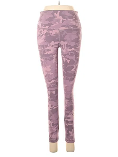 Pre-owned Lululemon Athletica Leggings In Purple