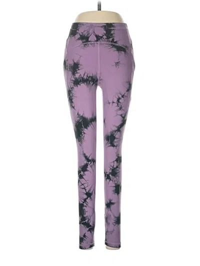 Pre-owned Lululemon Athletica Leggings In Purple