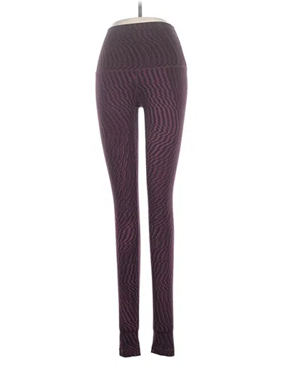 Pre-owned Lululemon Athletica Leggings In Purple