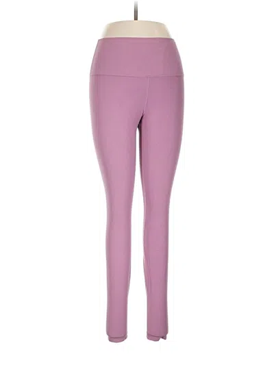 Pre-owned Lululemon Athletica Leggings In Purple