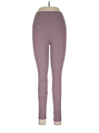 Pre-owned Lululemon Athletica Leggings In Purple