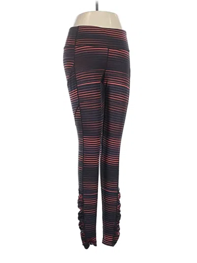 Pre-owned Lululemon Athletica Leggings In Red