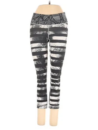 Pre-owned Lululemon Athletica Leggings In Silver
