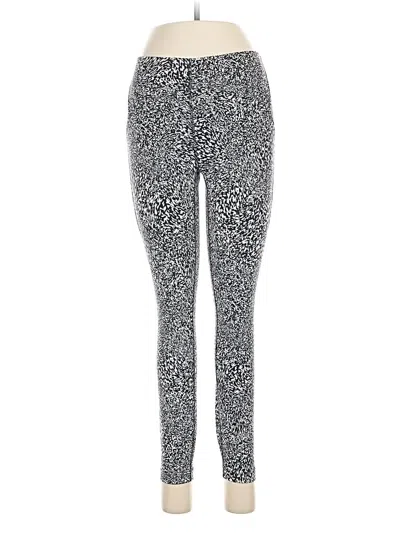 Pre-owned Lululemon Athletica Leggings In Silver