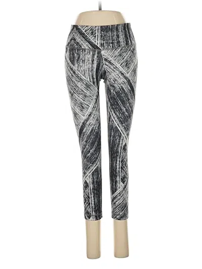 Pre-owned Lululemon Athletica Leggings In Silver
