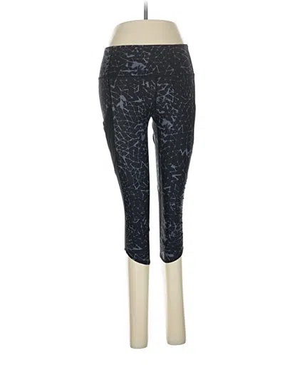 Pre-owned Lululemon Athletica Leggings In Silver