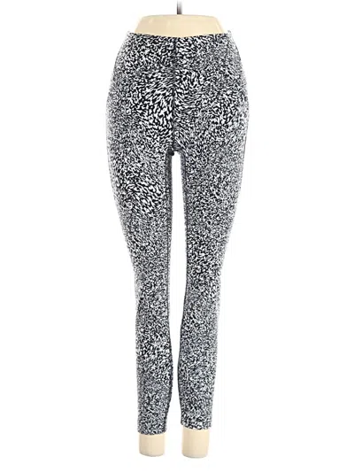 Pre-owned Lululemon Athletica Leggings In Silver