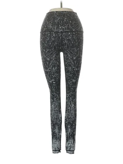Pre-owned Lululemon Athletica Leggings In Silver