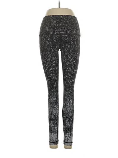 Pre-owned Lululemon Athletica Leggings In Silver