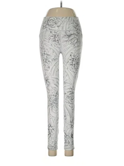 Pre-owned Lululemon Athletica Leggings In Silver