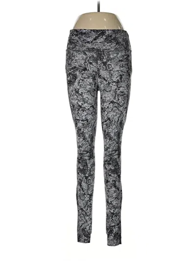 Pre-owned Lululemon Athletica Leggings In Silver