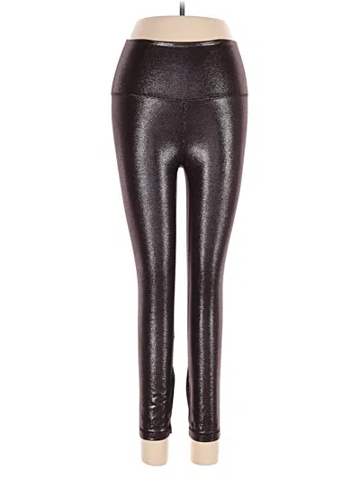 Pre-owned Lululemon Athletica Leggings In Silver