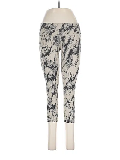 Pre-owned Lululemon Athletica Leggings In Tan