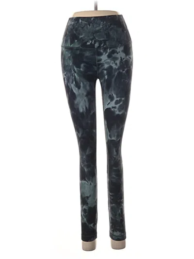 Pre-owned Lululemon Athletica Leggings In Teal