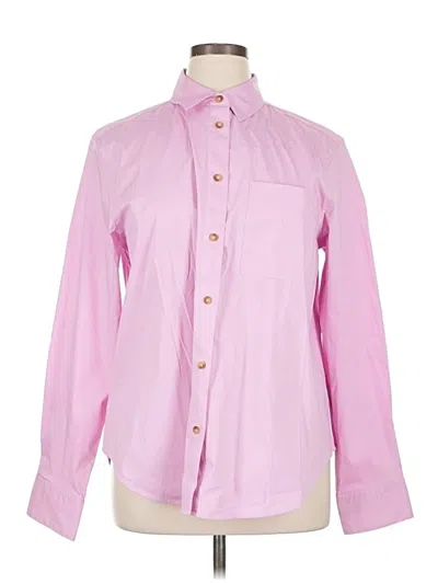 Pre-owned Lululemon Athletica Long Sleeve Button Down Shirt In Pink