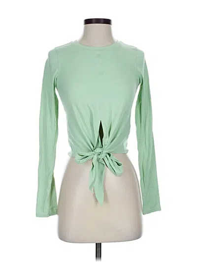 Pre-owned Lululemon Athletica Long Sleeve T-shirt In Green