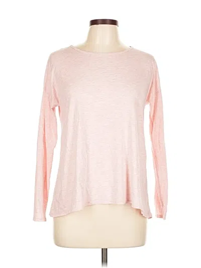 Pre-owned Lululemon Athletica Long Sleeve T-shirt In Pink