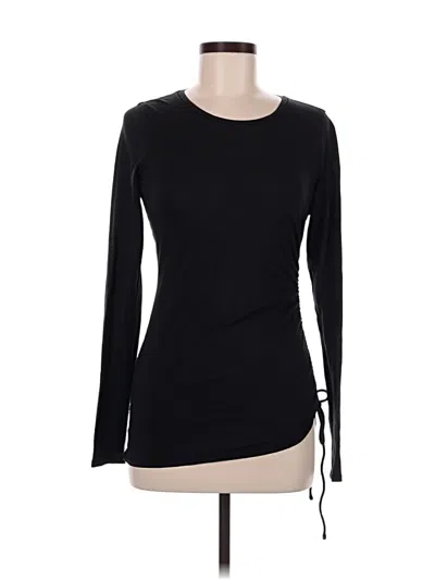 Pre-owned Lululemon Athletica Long Sleeve T-shirt In Black