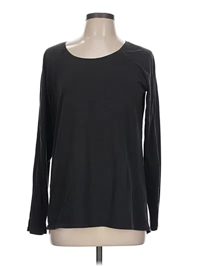 Pre-owned Lululemon Athletica Long Sleeve T-shirt In Black