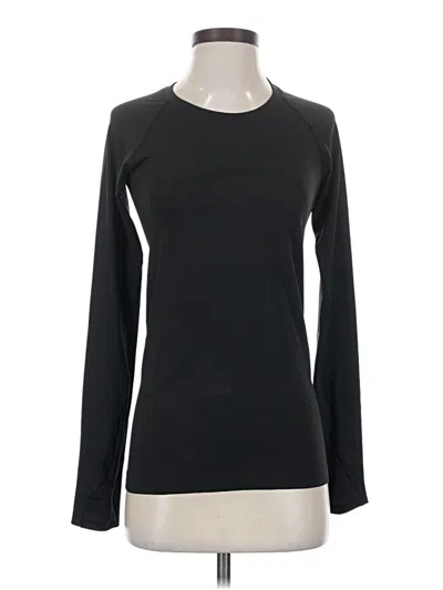 Pre-owned Lululemon Athletica Long Sleeve T-shirt In Black